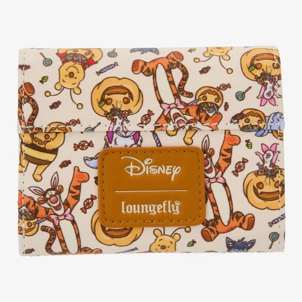 Disney Loungefly Winnie the Pooh Halloween costumes mini wallet - Picture 2 of 5